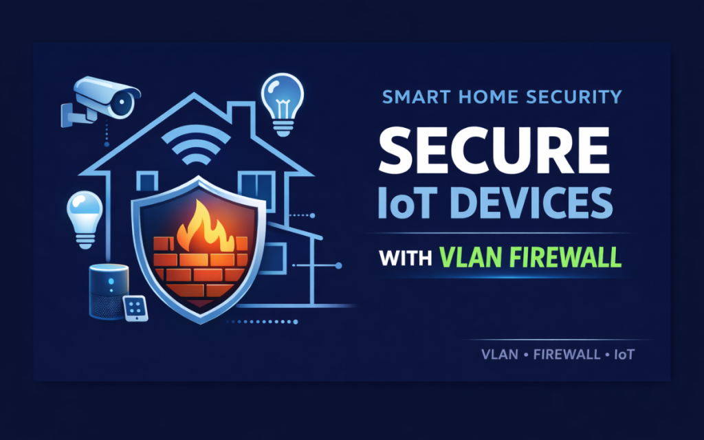 How To Secure Smart Home IoT Devices Using Vlan Firewall.