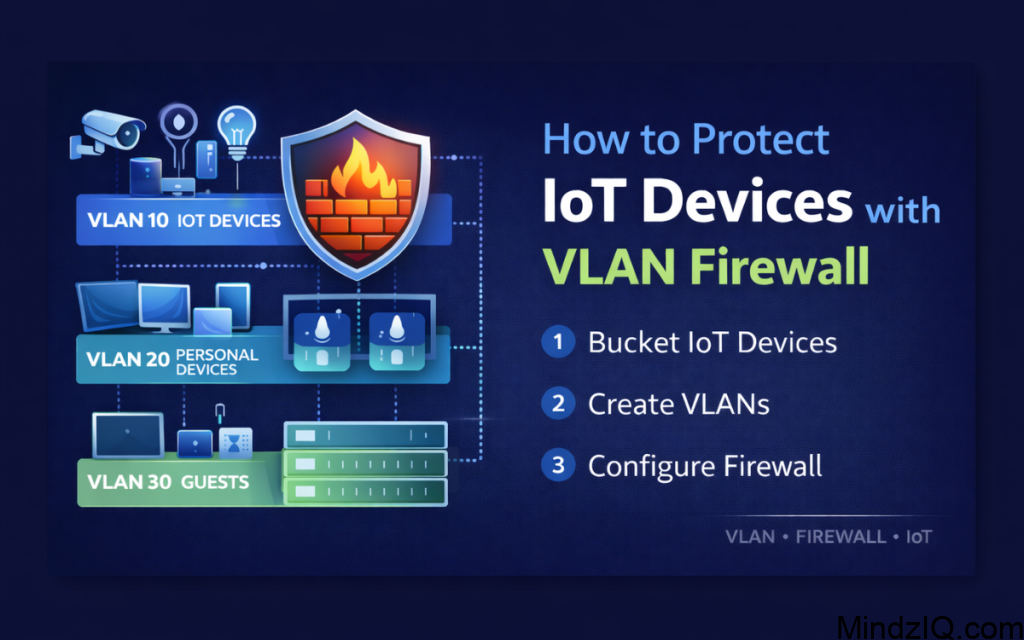 How To Secure Smart Home IoT Devices Using Vlan Firewall.