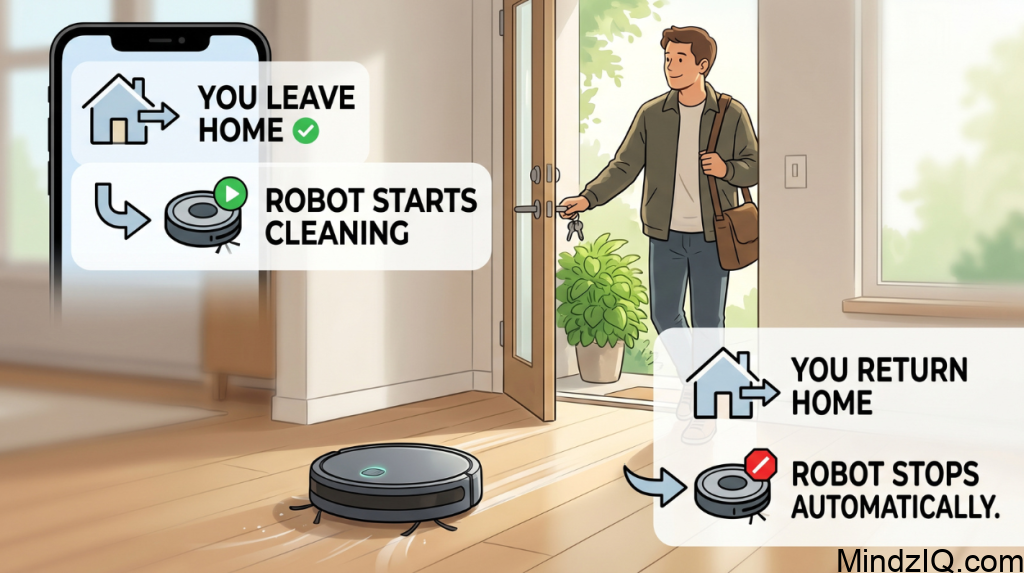 Smart Home with Robot Vacuum Automation