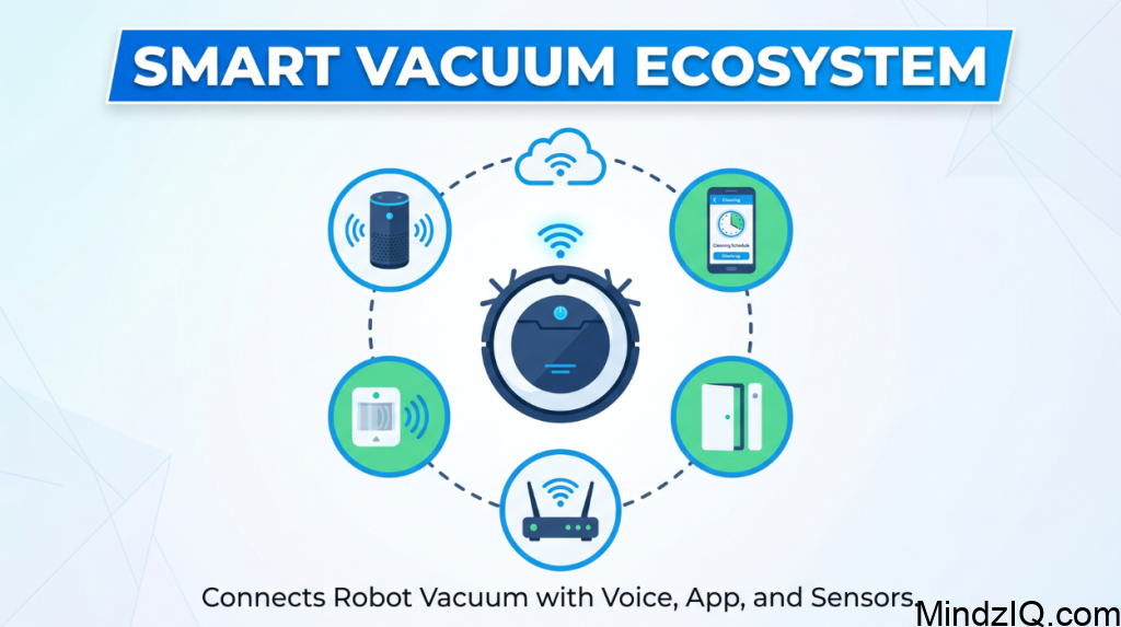 Smart Home with Robot Vacuum Automation