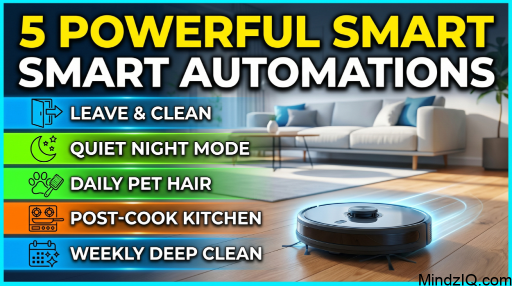 Smart Home with Robot Vacuum Automation