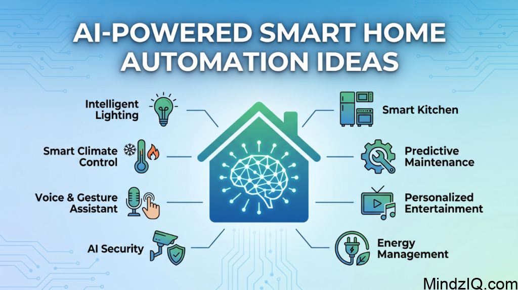 AI powered smart Home automation ideas.