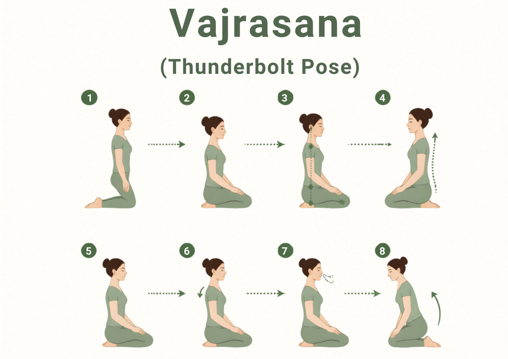 How To Practice Vajrasana